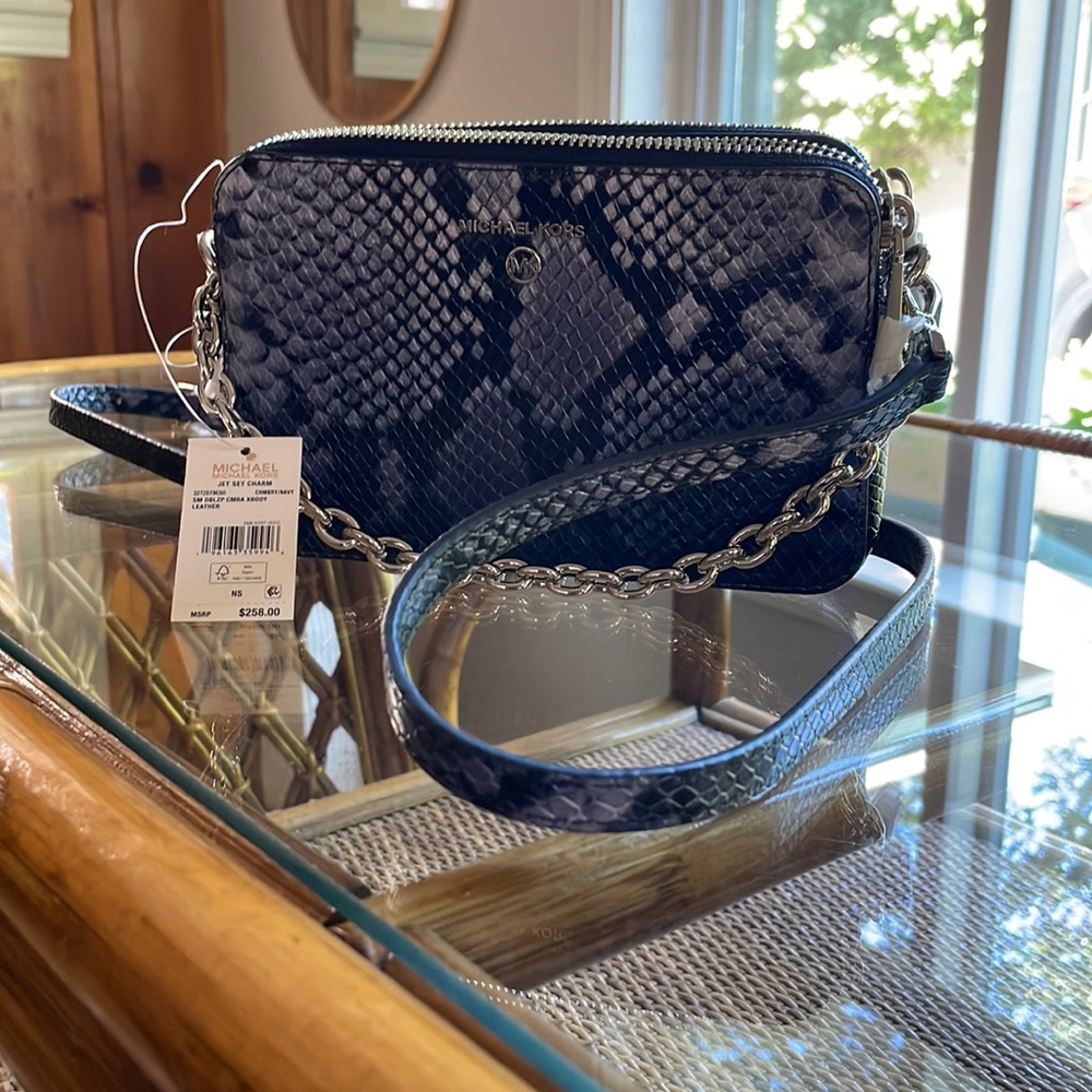 Michael Kors Jet Set Charm Xbody Leather Purse